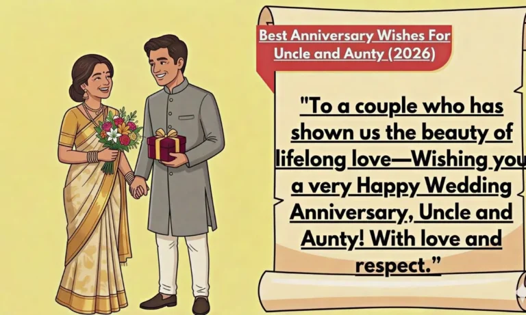 Wishes for Uncle and Aunty
