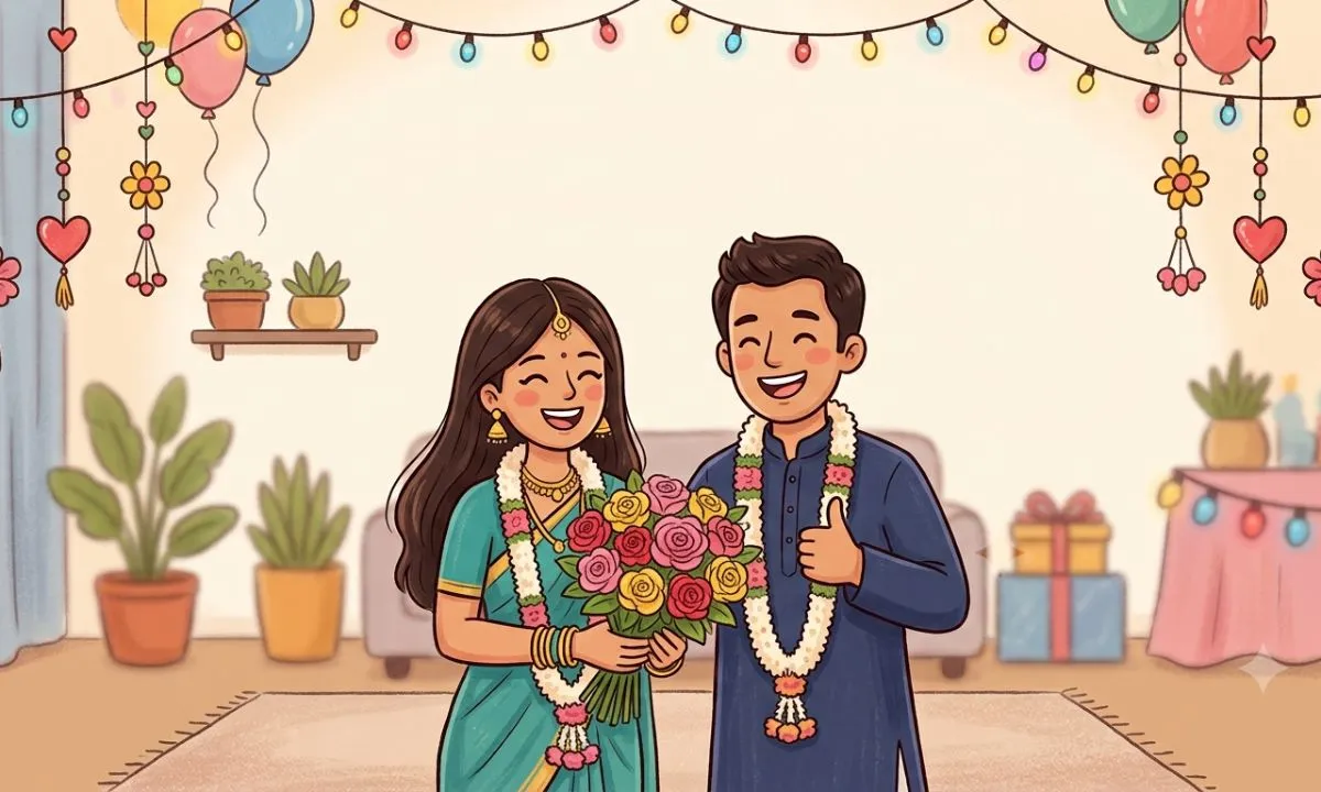 Happy sis and jiju