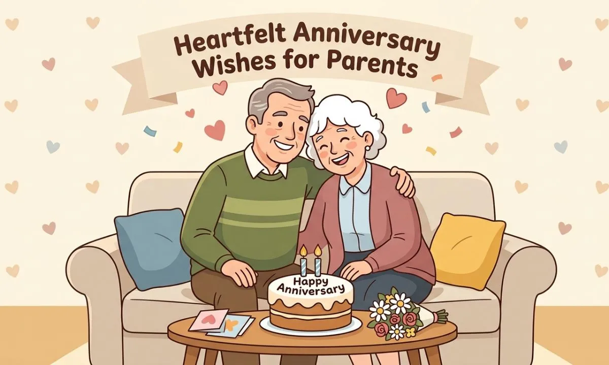 Anniversary Wishes For Your Parents