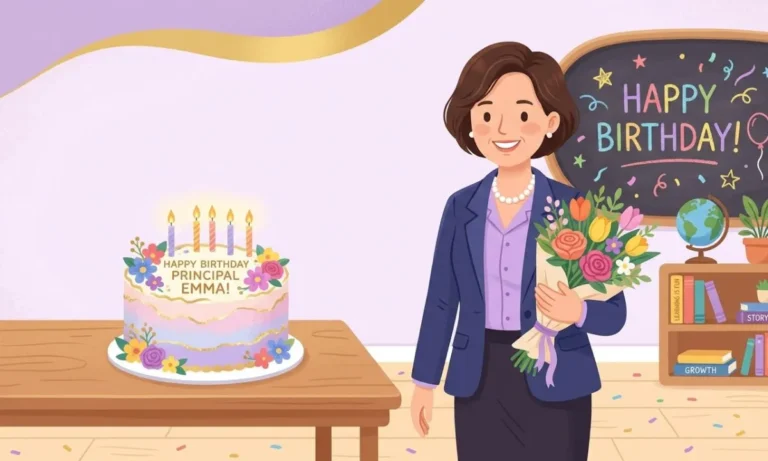 Happy Birthday Wishes for Principal