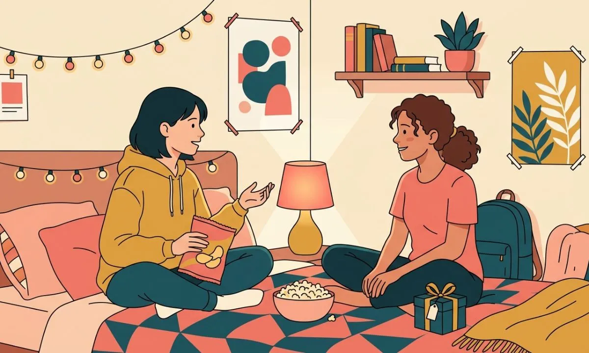 Heartfelt Birthday Wishes For Roommate late night moment
