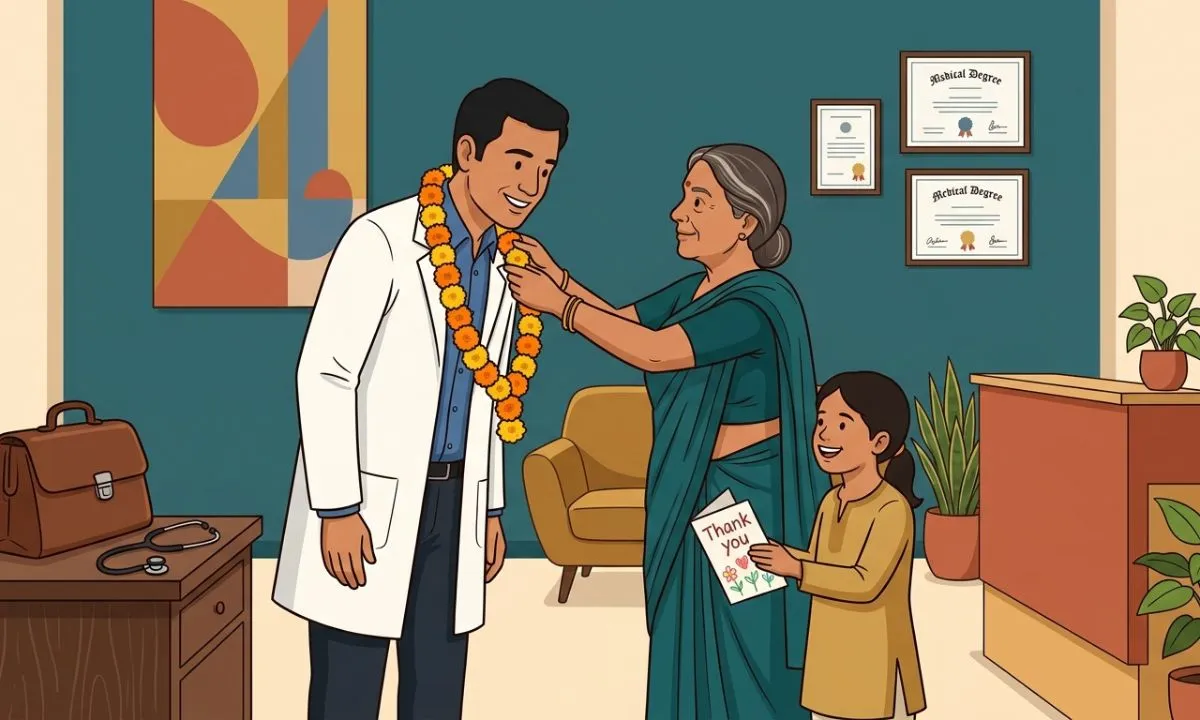 Hindi birthday wishes for a doctor