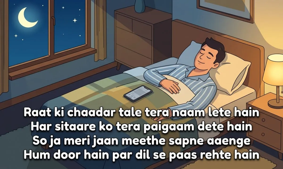 good night love shayari in hindi
