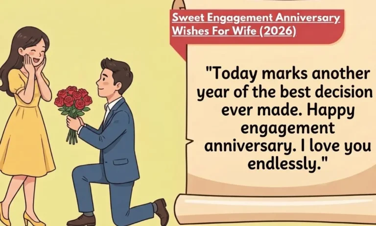 Engagement Anniversary Wishes to Wife