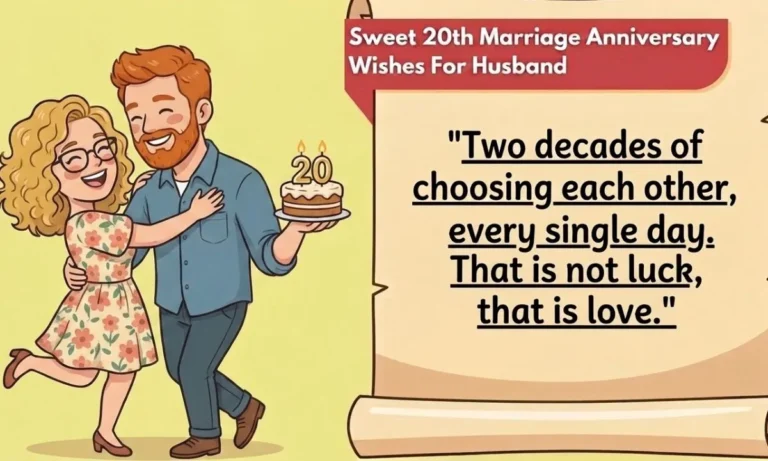 20th Marriage Anniversary Wishes