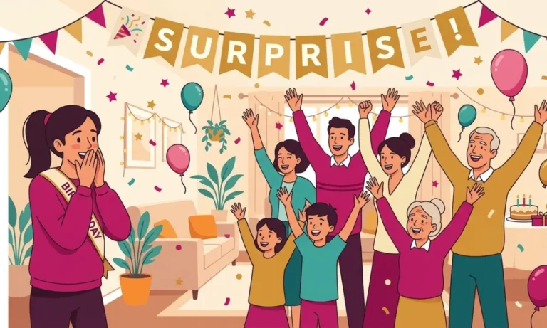 surprise birthday party ideas for sali