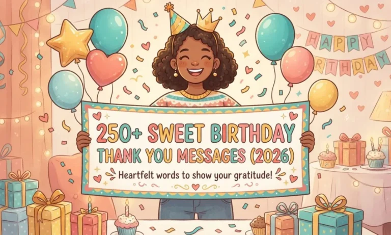 Birthday Thank You Messages