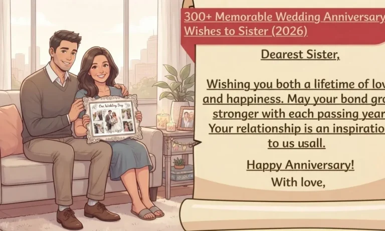 Wedding Wishes to Sister